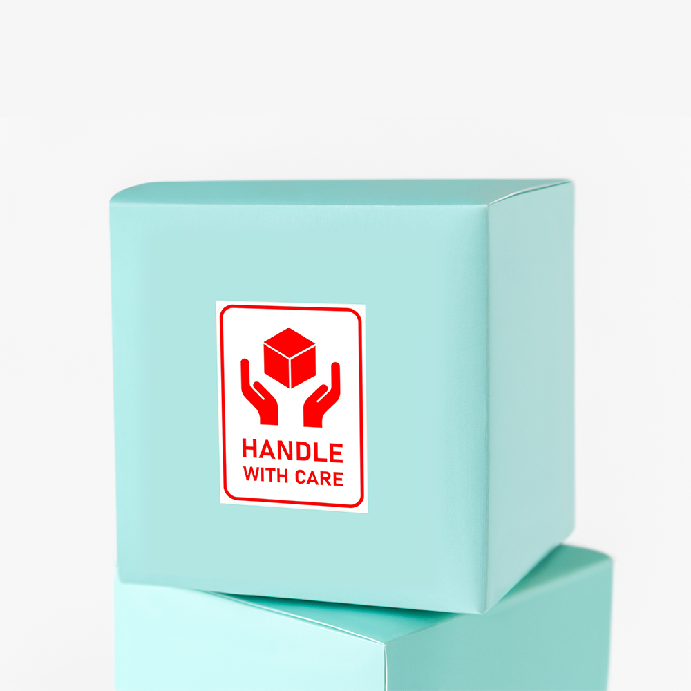 Show details for Handle with Care Label