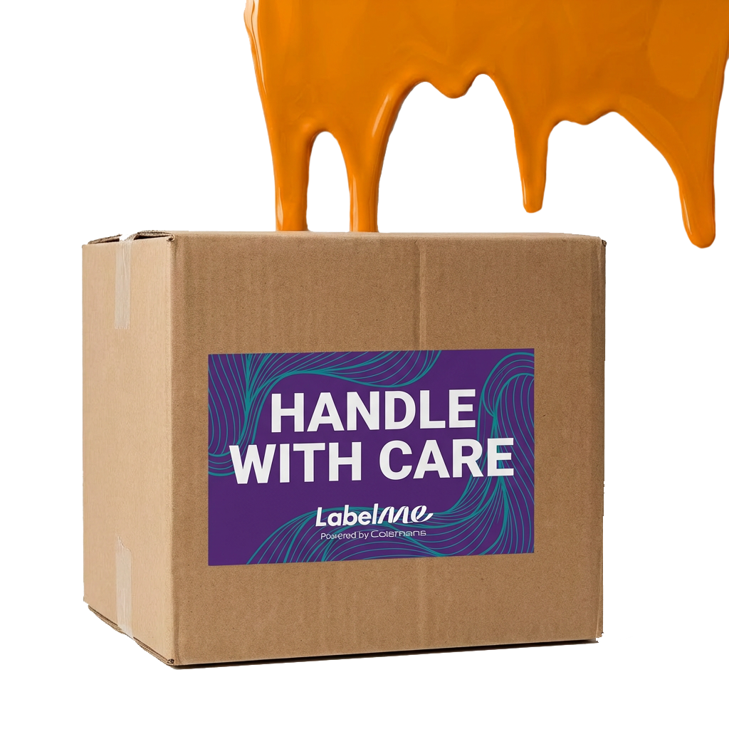 Show details for Handle with Care Label