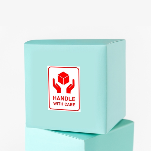 Show details for Handle with Care Label