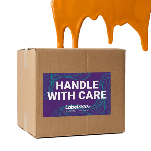 Show details for Handle with Care Label